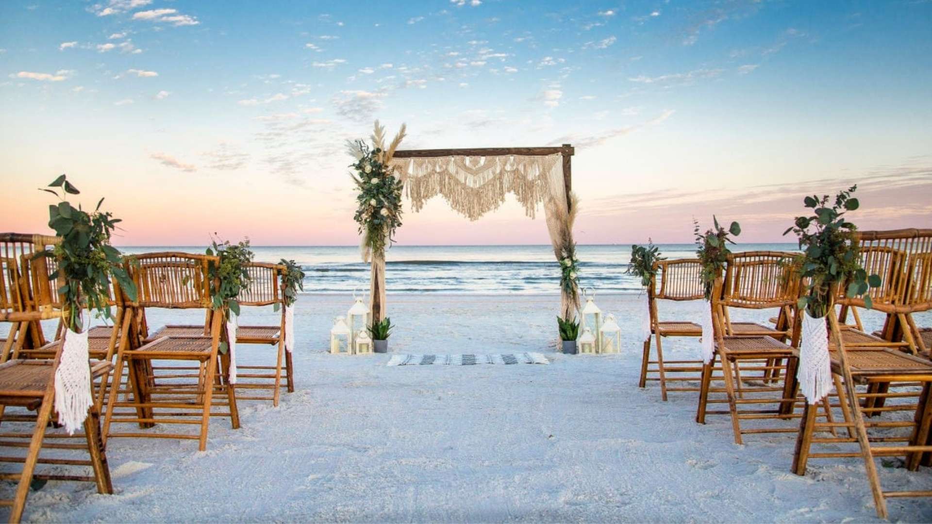 Bohemian Beach Wedding
