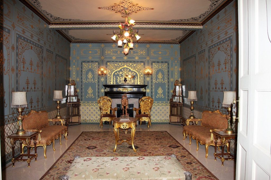 Hotel Bhanwar Niwas Bikaner sitting area
