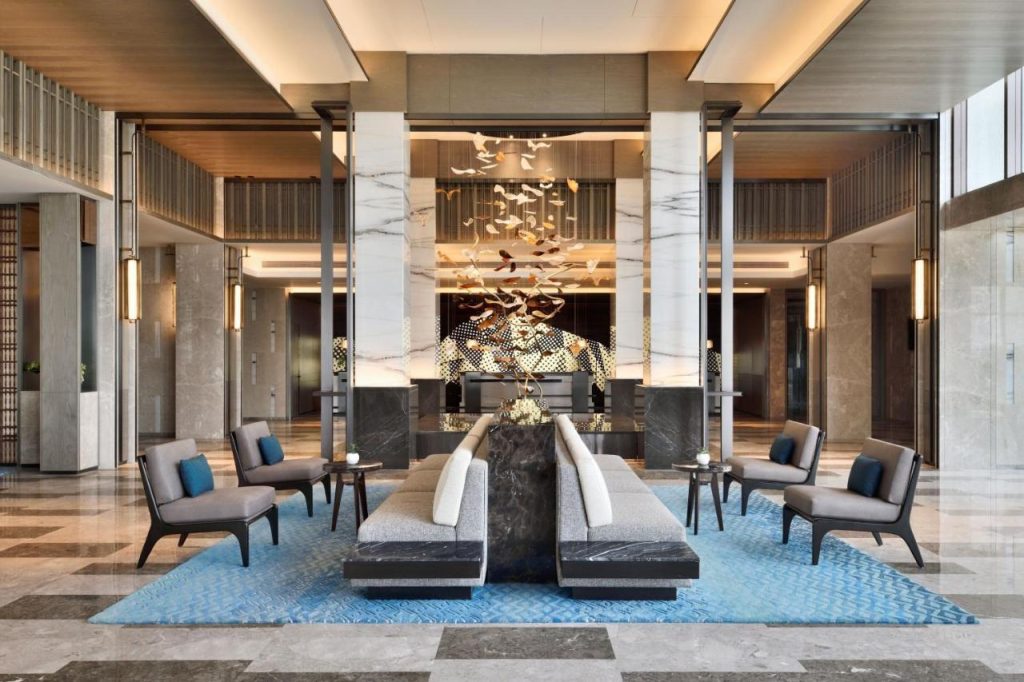 JW Marriott Hotel Bengaluru Prestige- reception area