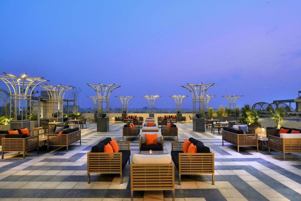 Radisson chandigarh zirakpur terrace seating