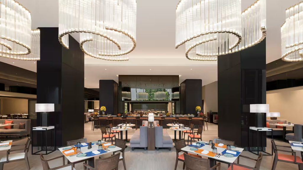 lobby of the property with chairs