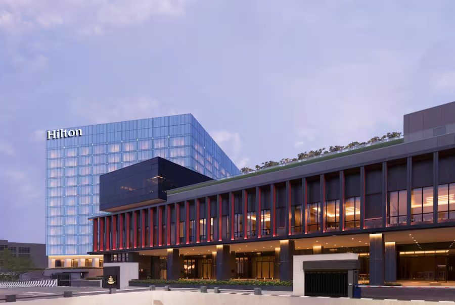 Hilton Bangalore Embassy Manyata Business Park hotel view