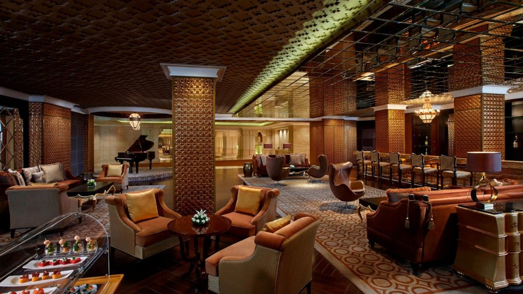 Bar and lounge area