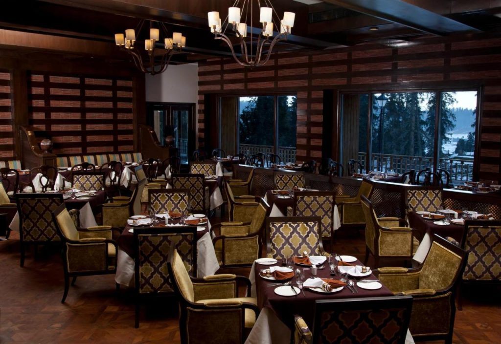 Brown interior indoor Dining of the khyber