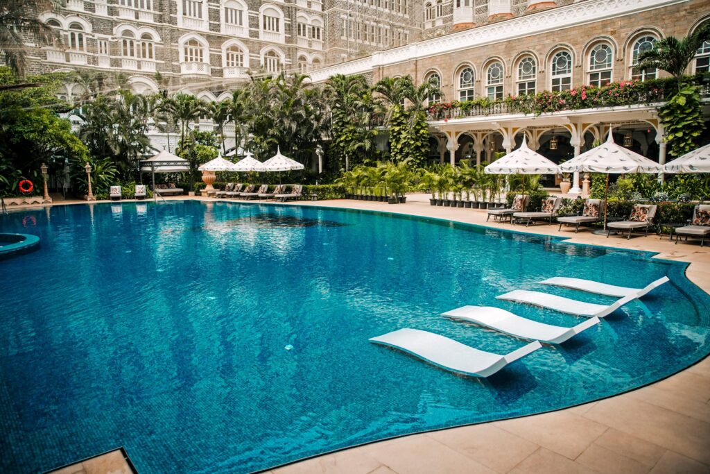 Taj Mahal Palace Hotel Pool View