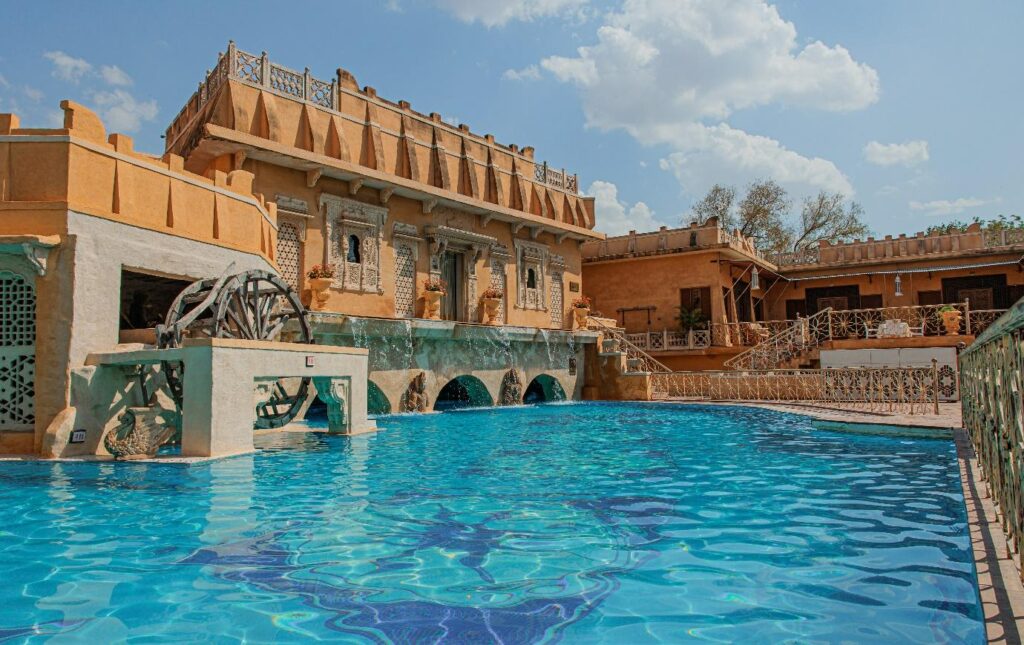 Ajit Bhawan Jodhpur Pool Area