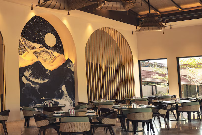 Ananta Spa & Resort Jaipur- dning area Ananta Spa & Resort Jaipur- dning area