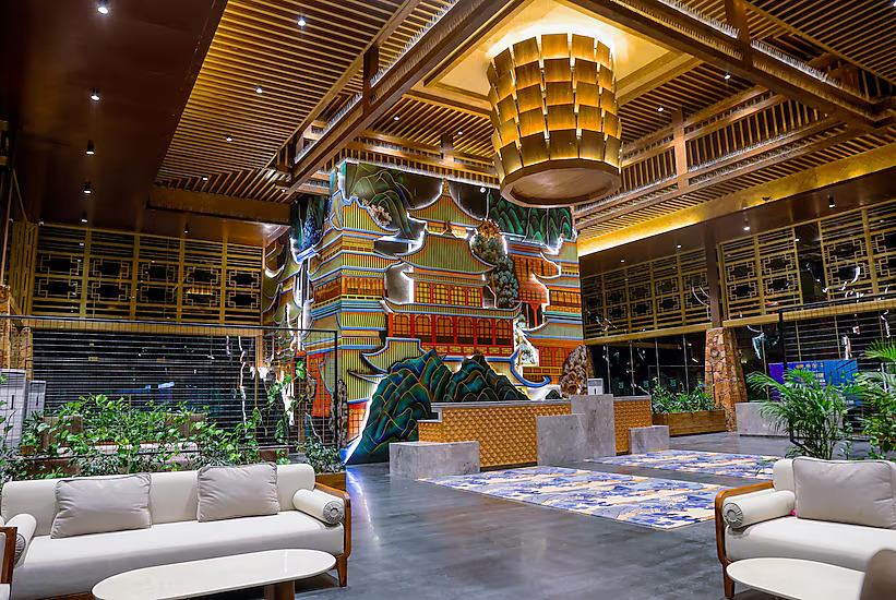 Ananta Spa & Resort Jaipur- lawn Ananta Spa & Resort Jaipur- lawn