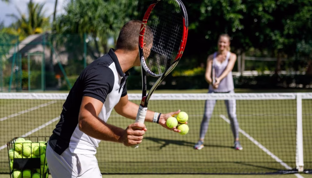 Caravela Goa Tennis court