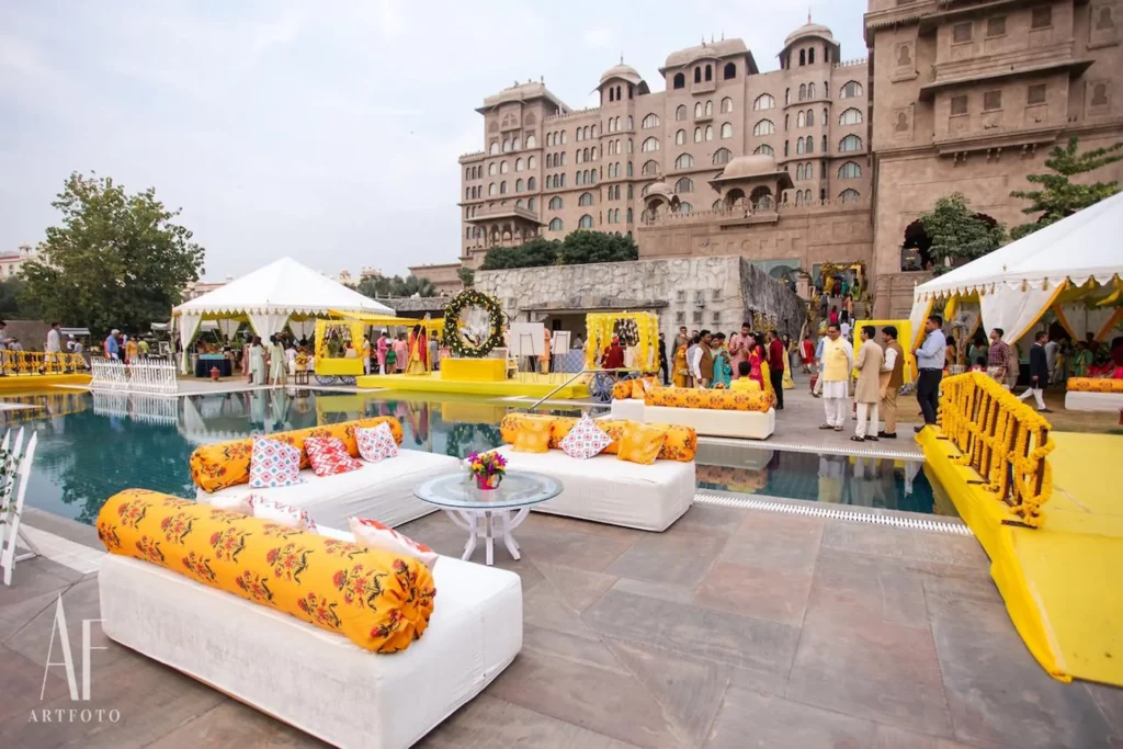 Fairmont, Jaipur Haldi Area