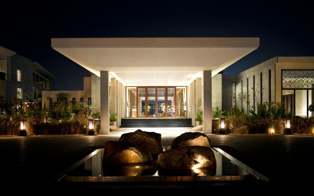 Hyatt Hyderabad Gachibowli Night View