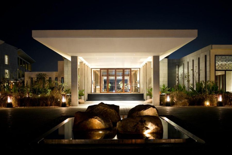 Hyatt Hyderabad Gachibowli Night View