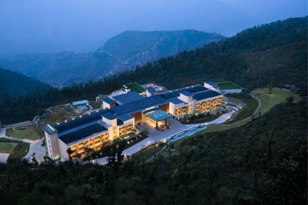 JW Marriott Mussoorie Walnut Grove- Drone shot