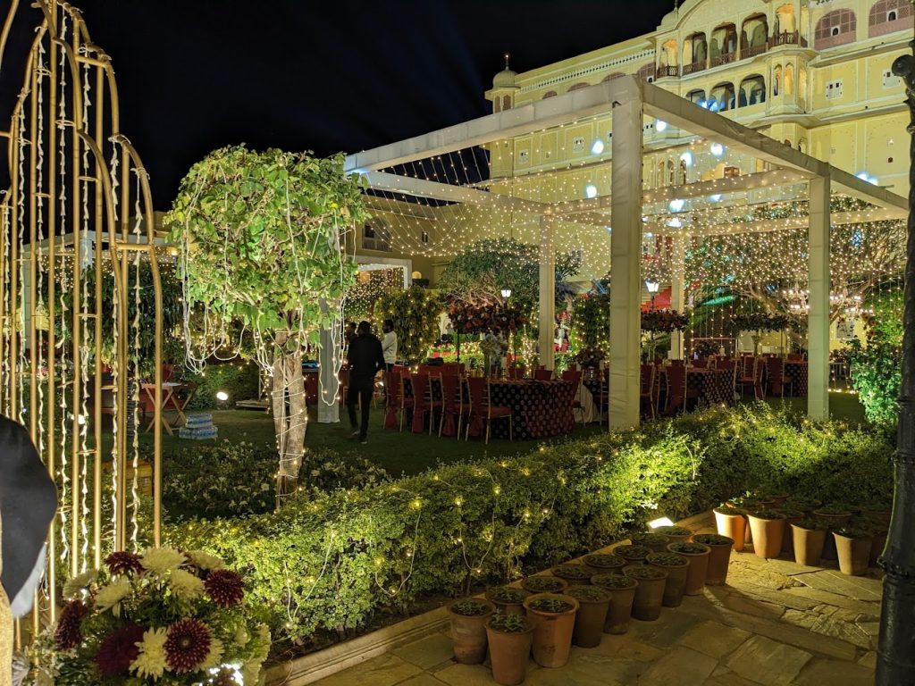 Samode Palace, Jaipur- Deluxe-wedding lawn