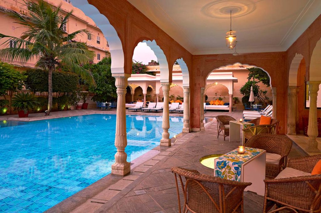 Samode Palace, Jaipur- pool area