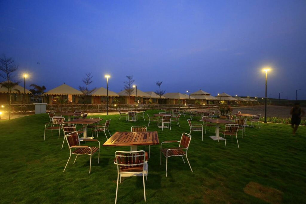 The Fern Diu Outside Sitting Area