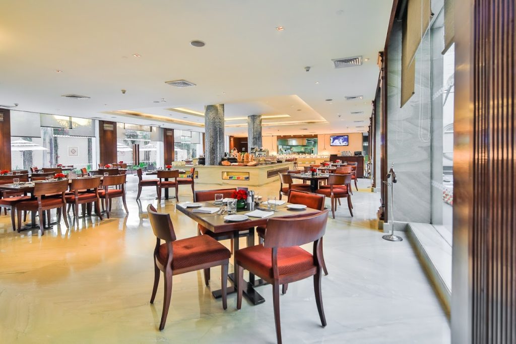 The Lalit Jaipur- dining area The Lalit Jaipur- dining area
