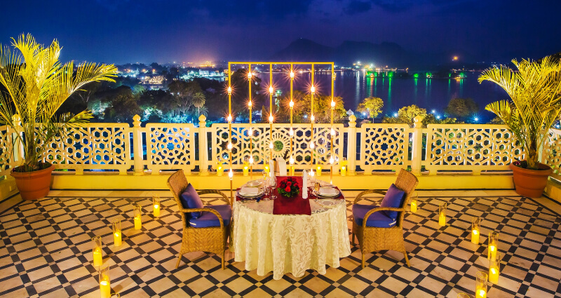 The Lalit Laxmi Vilas, Udaipur Roof Dining