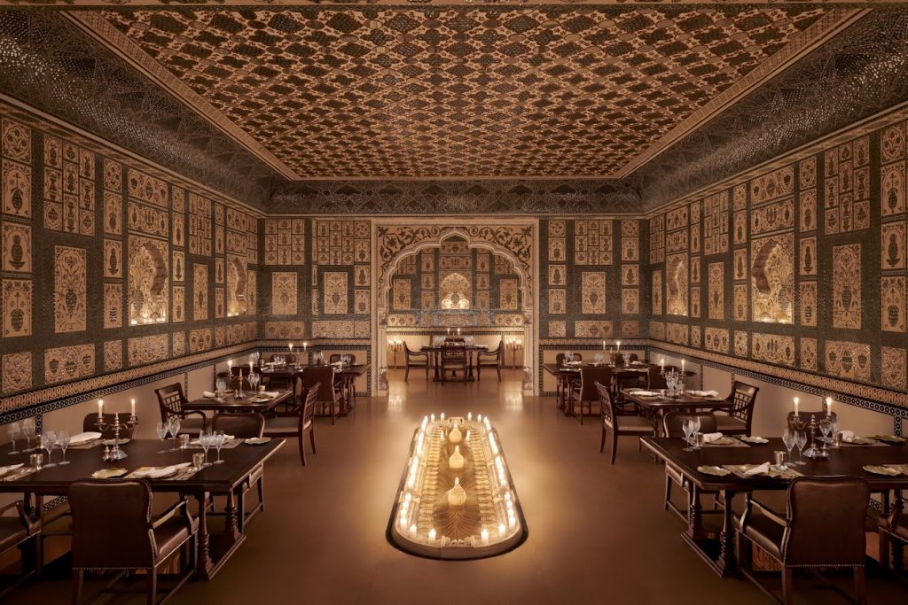 The Leela Palace Jaipur- dining area
