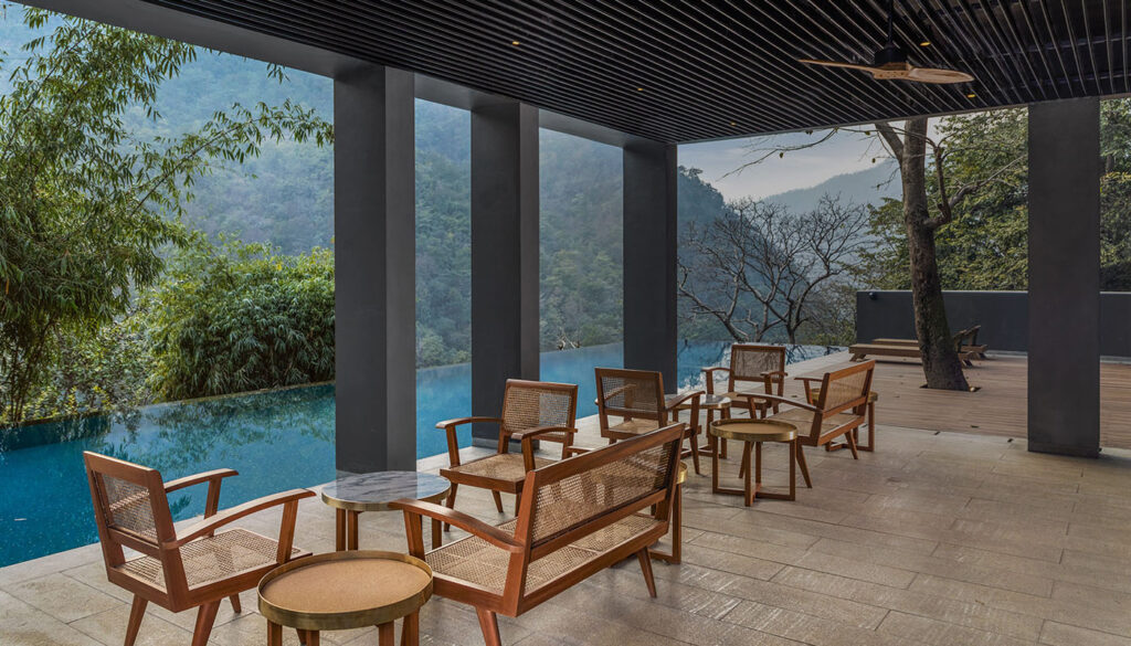 The Roseate Ganges Rishikesh Dining View