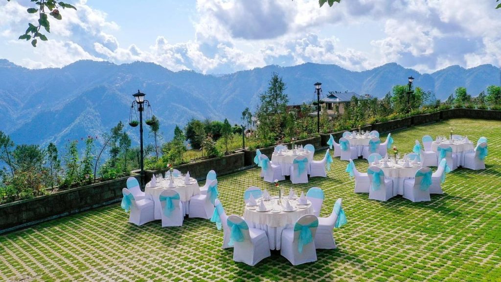 WelcomHotel By ITC Hotel, Shimla- open rooftop banquet