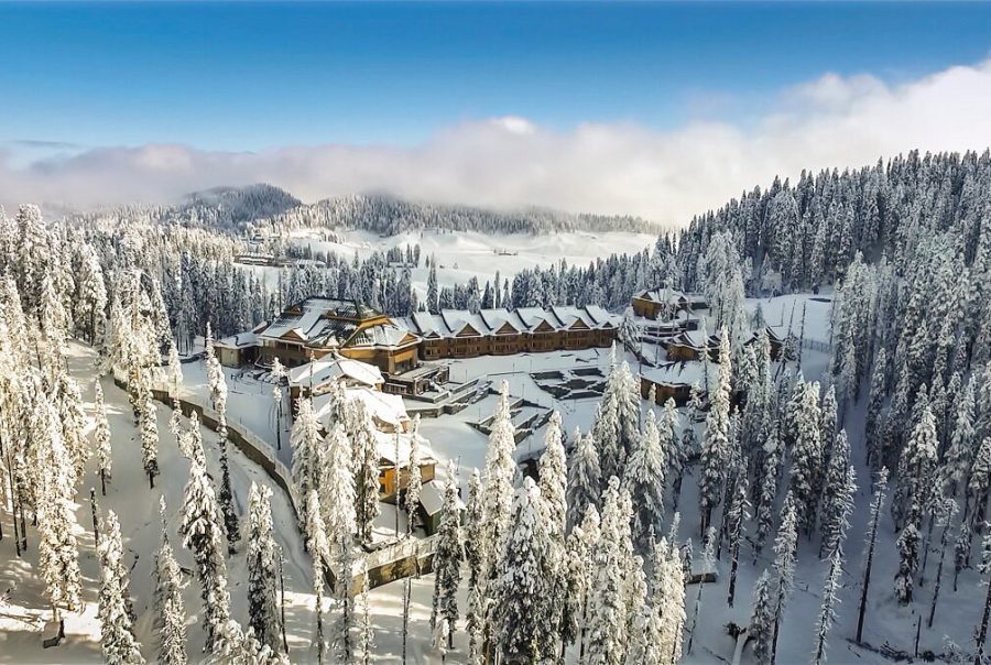 khyber winter season snow covered exterior view