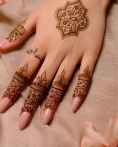 Very simple mehndi design suitable for beginners