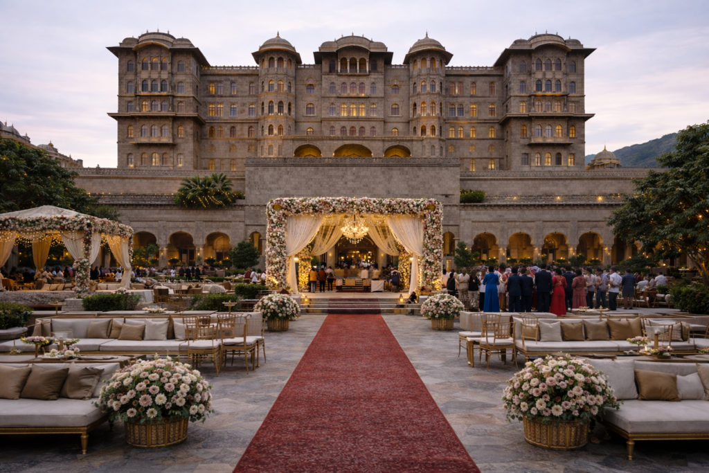 jaipur fairmont wedding cost