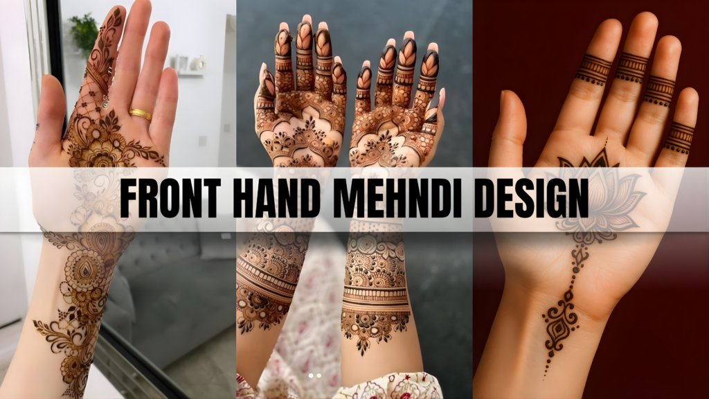 Front Hand Mehndi Design