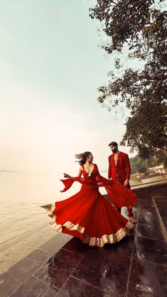 Pre Wedding Shoot Chase Pose