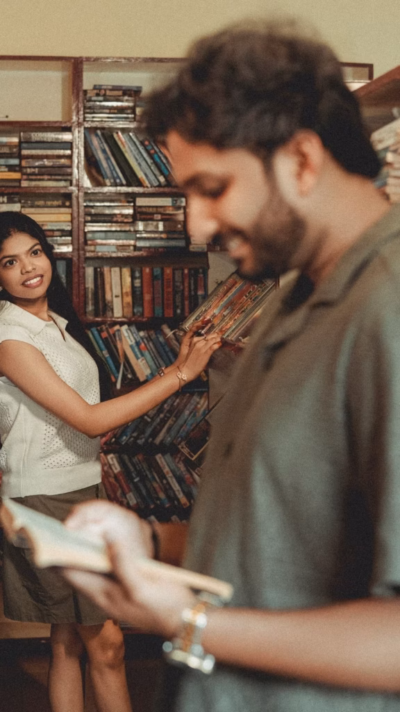Pre Wedding Shoot Library or Bookstore 2