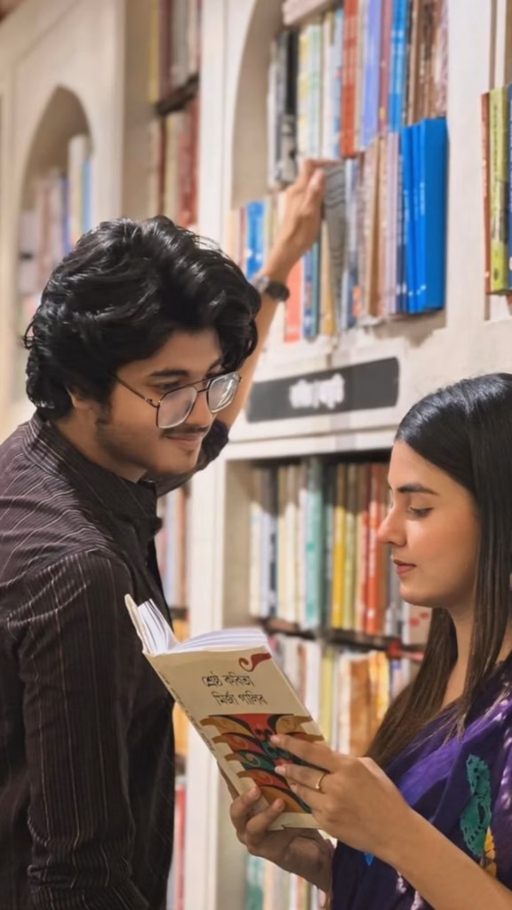 Pre Wedding Shoot Library or Bookstore 3