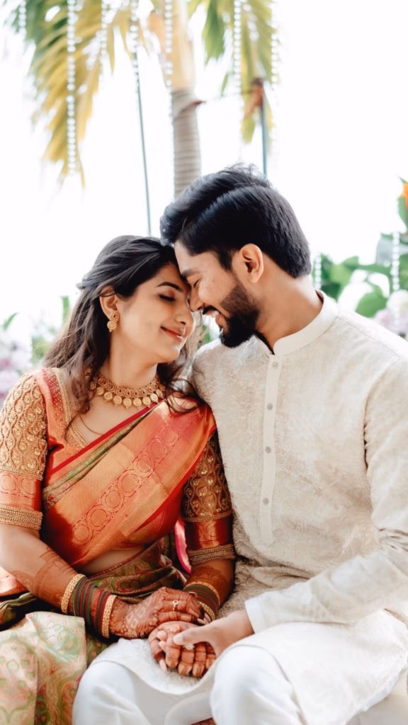 Pre Wedding Shoot The Forehead Touch 2