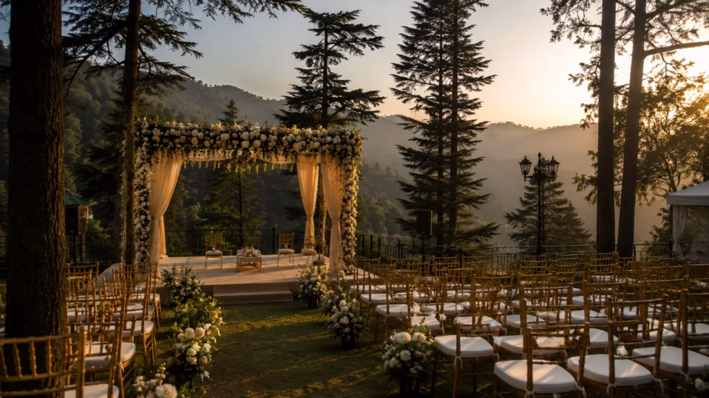 Mussoorie and Kasauli Himalayan Hill Station Weddings with Forest Settings